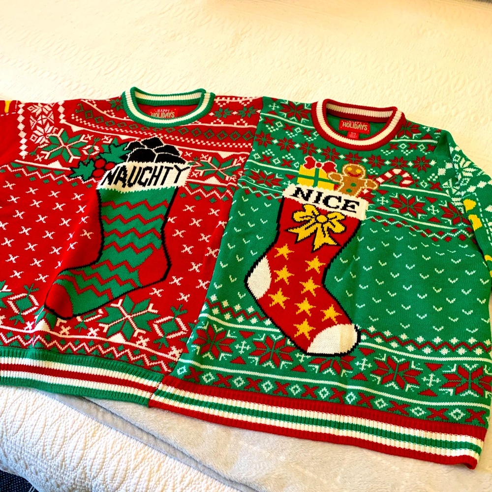 Double Christmas sweater!